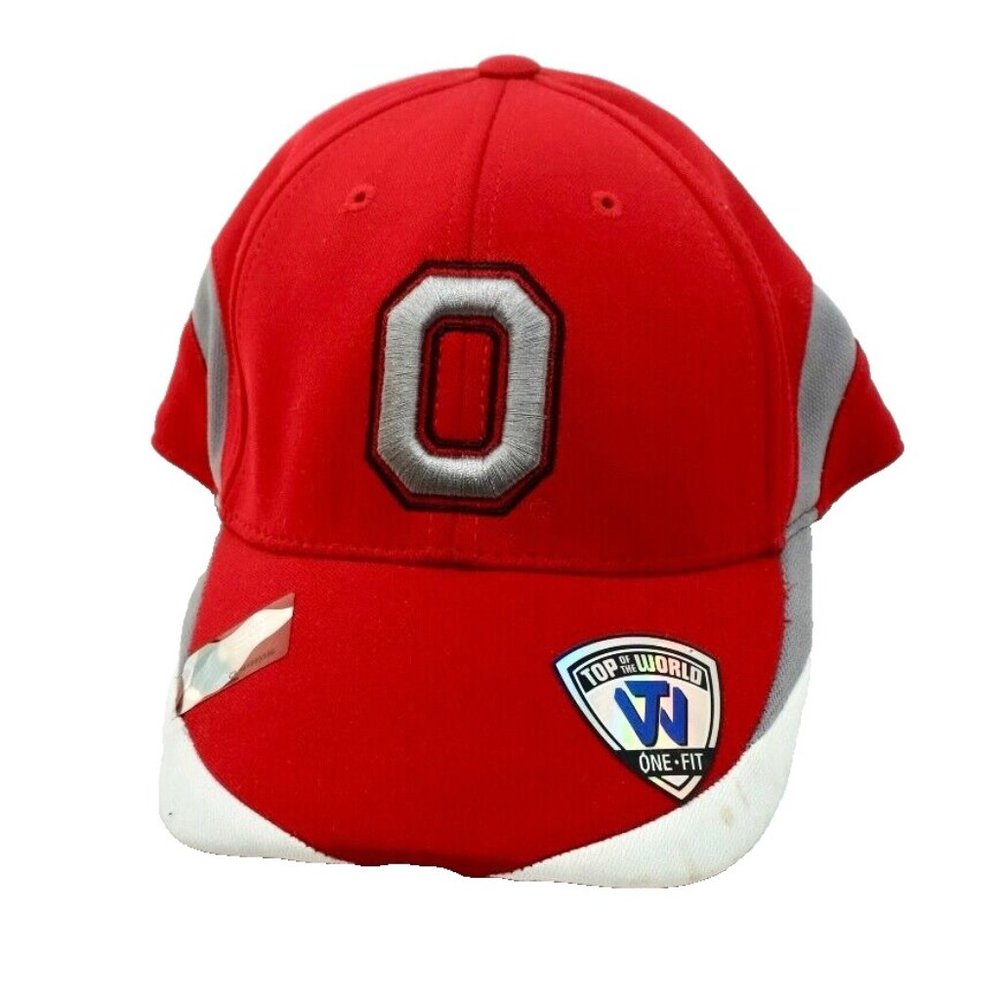 OHIO STATE BUCKEYES College Football Red Baseball Cap~ONE SIZE FITS ALL~NWT